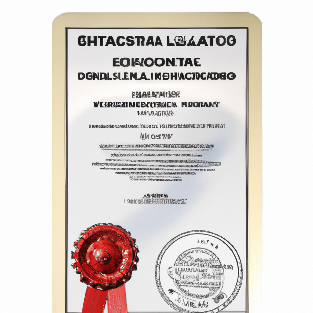 Documenti delle certificazioni ISO 9001, CE e sicurezza D.Lgs. 81/08